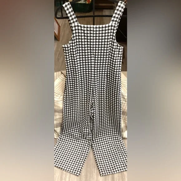 Women’s great pre-loved condition B&W MAEVE Anthropologie jumpsuit/ size small - Picture 4 of 4